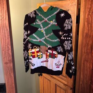 You Look Ugly Today Ugly Christmas Hooded Sweater